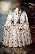 Marcus Gheeraerts Portrait of Queen Elisabeth I painting